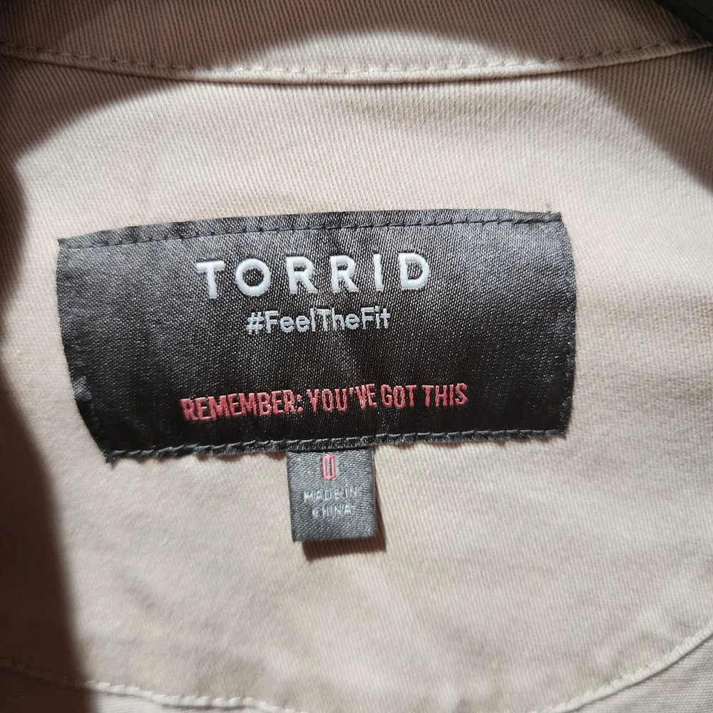 Torrid 0 Light Tan Utility Jacket - Picture 3 of 8